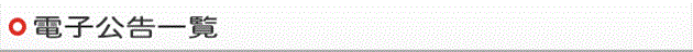 電子公告一覧
